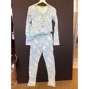 NWOT Bedhead Pajamas Cotton Henley Set “Road Trip”